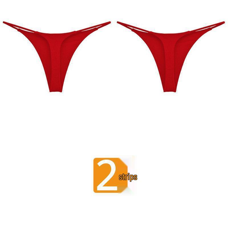 Women's Summer T-Back One-Piece Sexy Silk Yoga Underwear