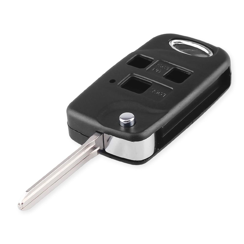 Modified Flip 2/3 Button Remote Key Shell Case For Toyota Rav4 Avalon Prado Tarago Camry Tarago For Lexus Es Rx Lx Gs Key