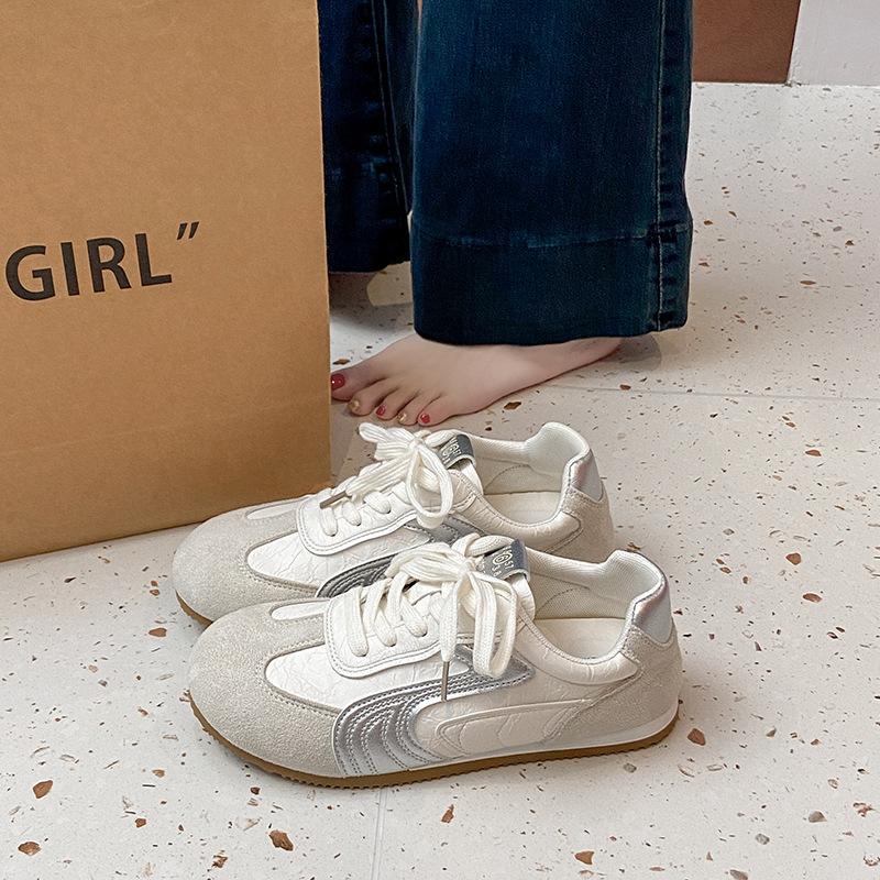 Korean version of platform-soled Forrest Gump shoes women's 2025 autumn comfortable little white shoes women's leisure students sports moral training