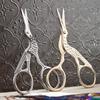 Mr.paper Antique Stork Sewing Art Scissors Made Stainless Steel Suitable for Daily Cutting Embroidery Sewing Craft Art Works