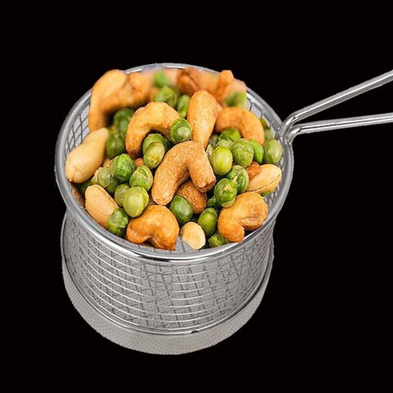 Junkaiwei Outdoor Picnic Frying Basket Round