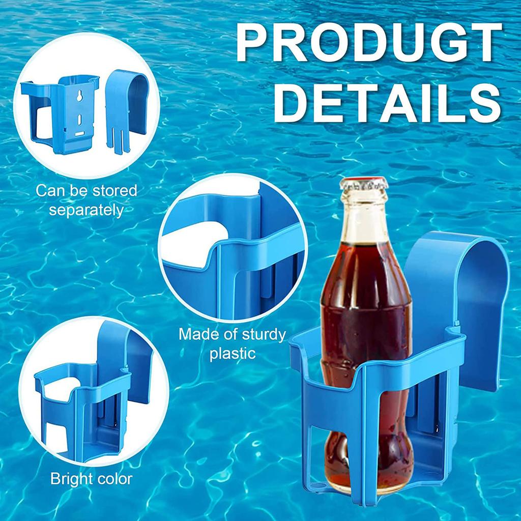 Cup Holder For Above Ground Pools Pool Cup Holder For Drinks Pool Drink Holder Fits 2 Inch Or Less Round Top Bar