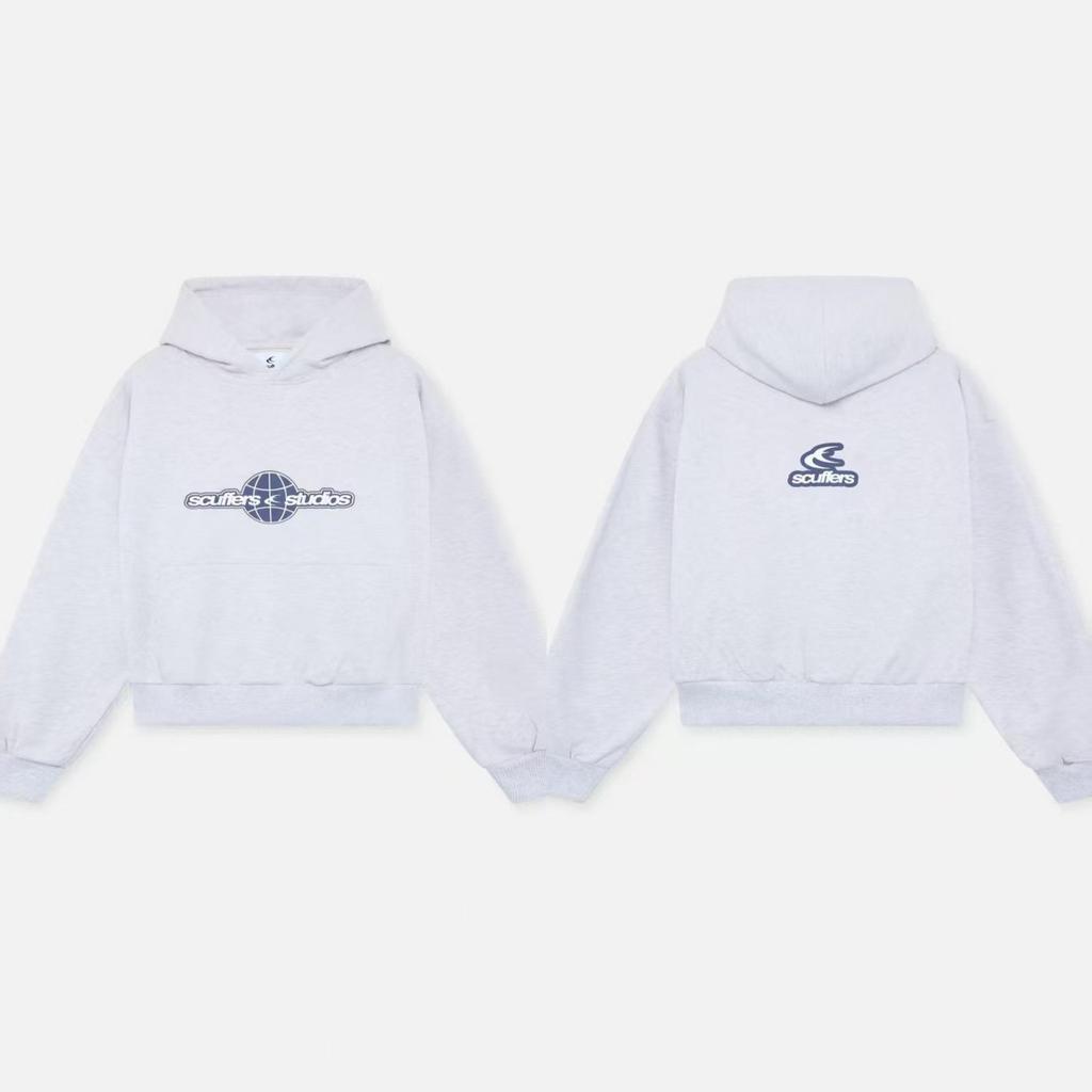 VibeStreet American Retro Casual Loose Trendy Brand Letter Hoodies Jackets Harajuku Aesthetics Punk Simple Versatile Classics Hoodies