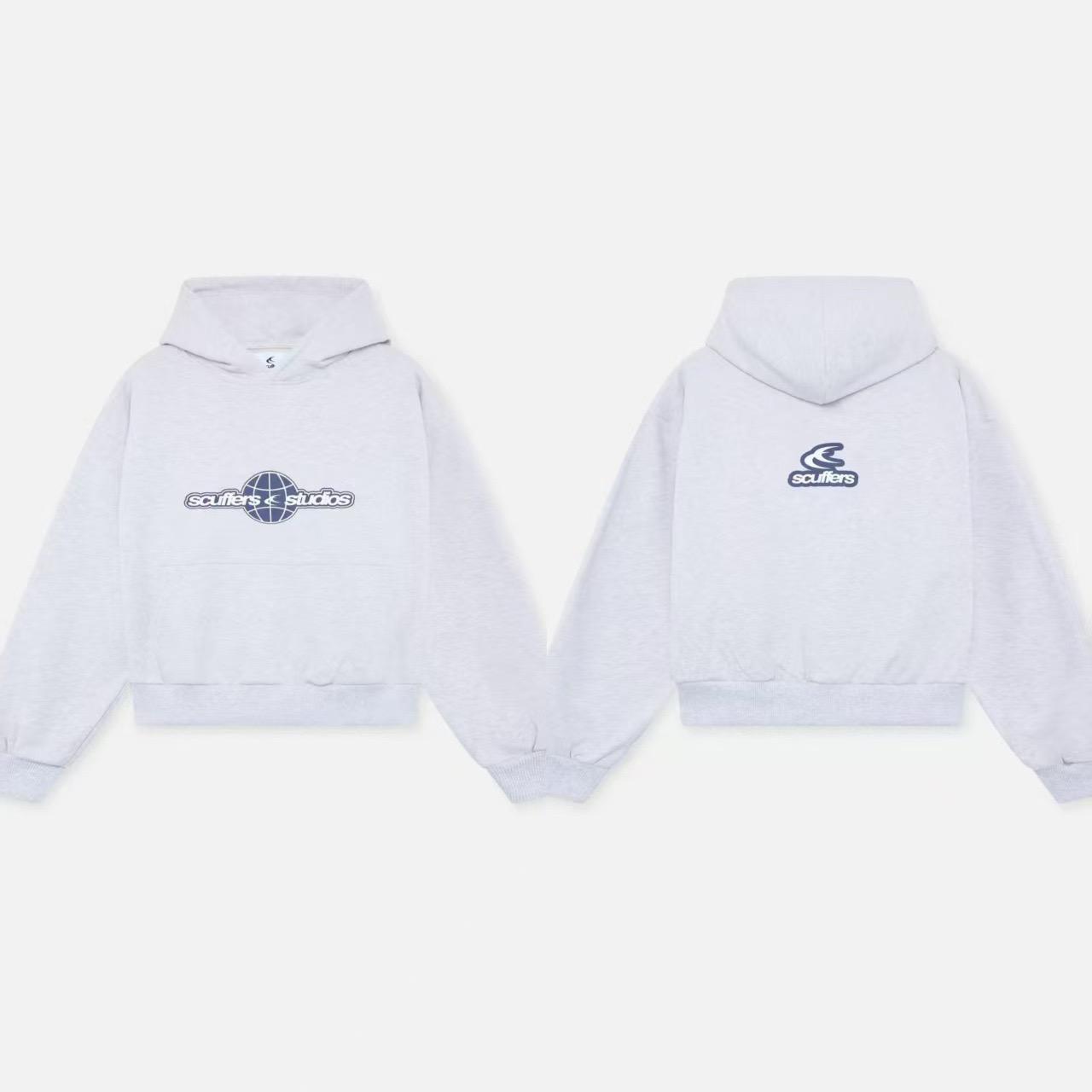 

BeatStreet Американський Ретро Повсякденний Вільний Модний Бренд Худі з Літерами Куртки Харадзюку Естетика Панк Простий Універсальний Класика Худі L