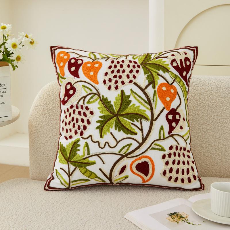 American Cotton Pillowcase Fabric Sofa & Bed Cushion Cover, Washable