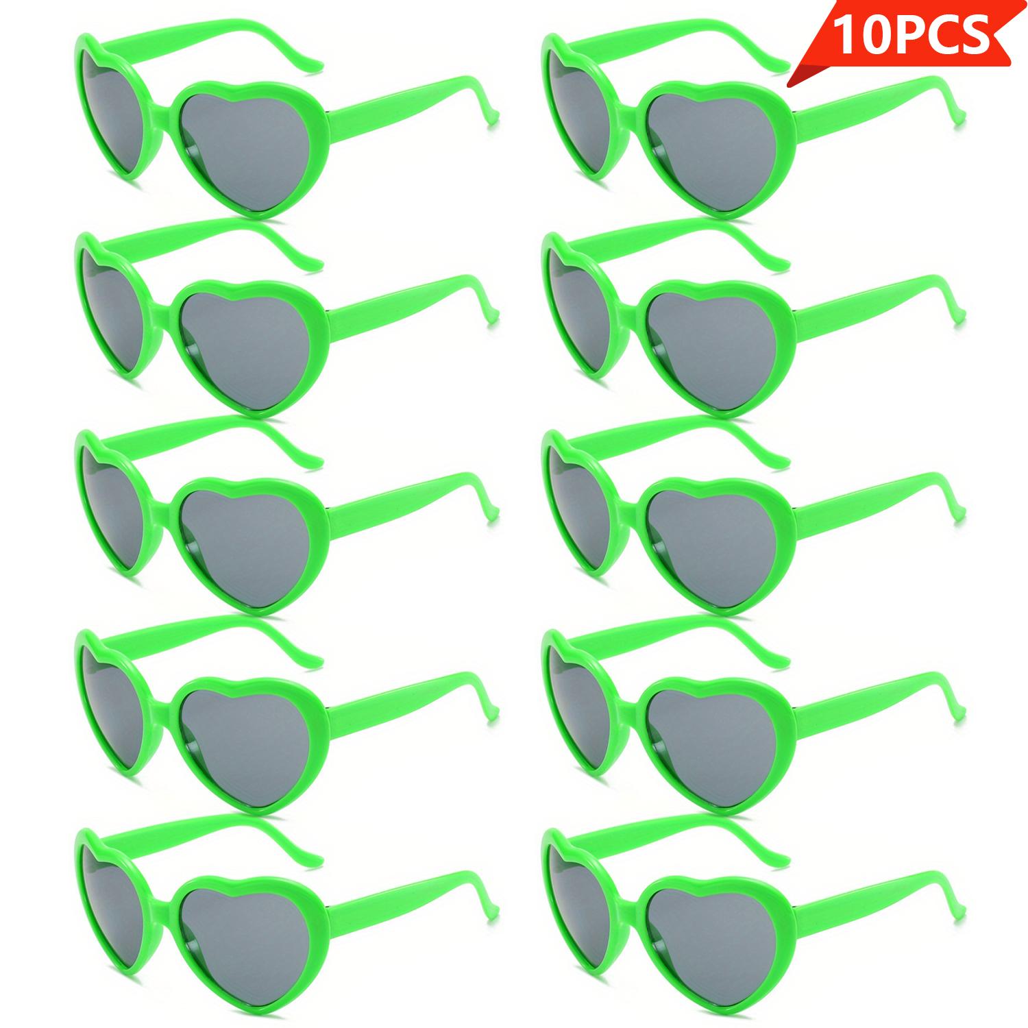 10pcs Heart Shaped Love Eyeglasses for Daily Wear Party Prop Stylish Eyeglasses for Daily Wear Party Eyeglasses for Daily Wear Cowboy Decorations