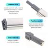 Stainless Steel Magnetic Push Latches for Cabinets Push To Open Cabinet Hardware Push Touch Latch Kitchen Door Pushing