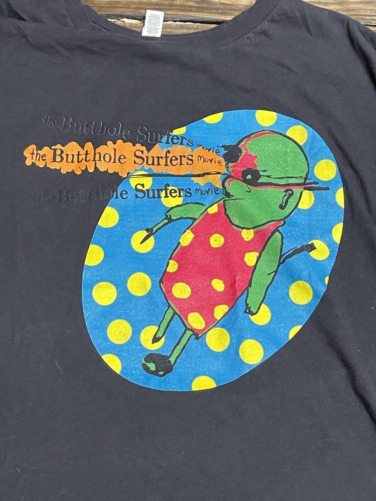 The Butthole Surfers Movie TShirt Retro style Black tee Unisex NH20198 XXXL
