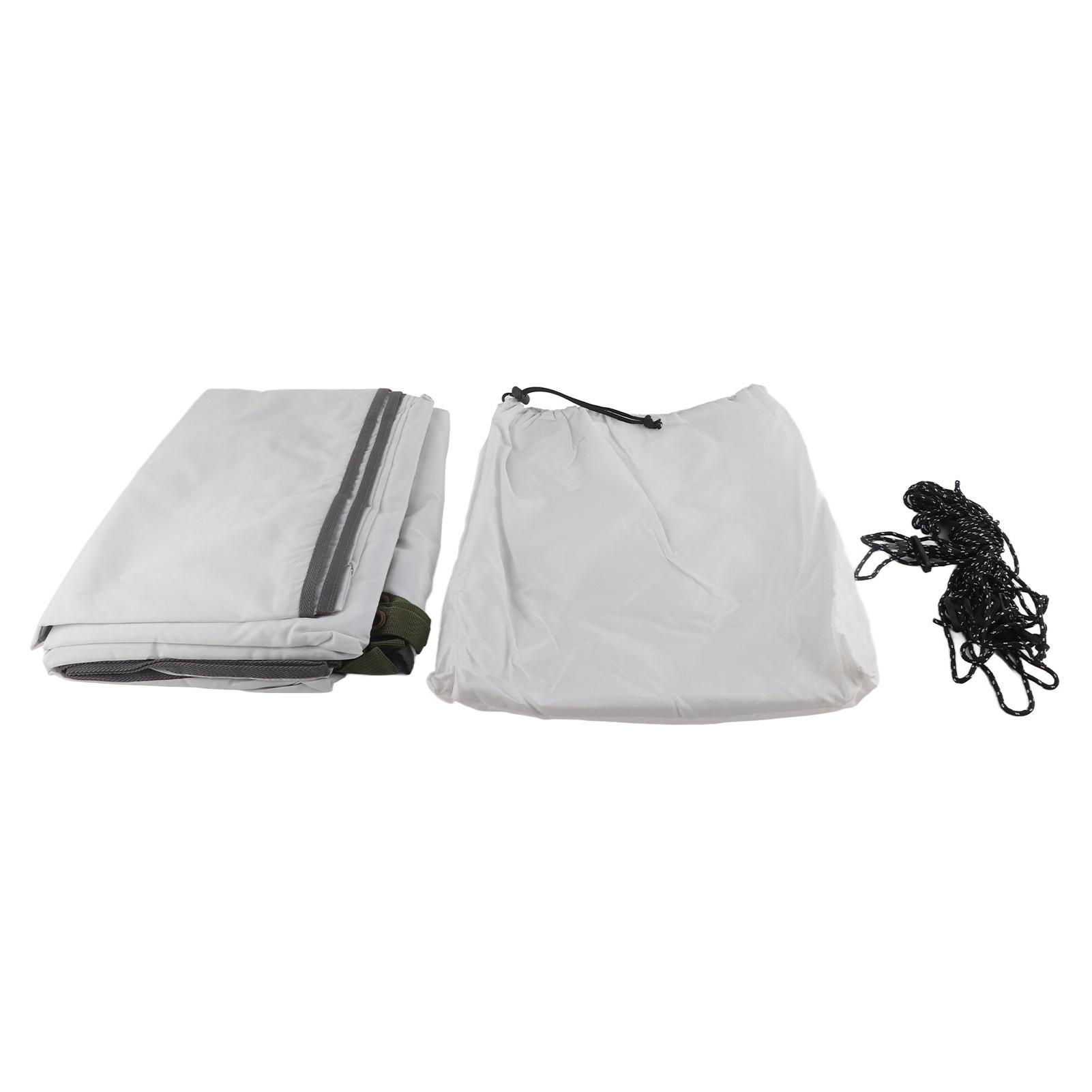 

Portable Foldable Sun Shade Sail 3x4m Polyester UV Protection Easy Install for Garden Patio Camping Picnic Outdoor