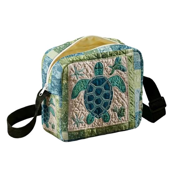 Quilted Crossbody Bag for Women, Adjustable Strap Casual Handbag, Lightweight Portable Travel Purse, Single Shoulder Bag with Zipper