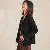 Women's Elegant 100% Wool Double-Faced Short Coat