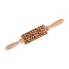 Creative Pattern Embossing Rolling Pins Are for Biscuit Doughers Decorative Printed Sticks Household DIY Baking Tools