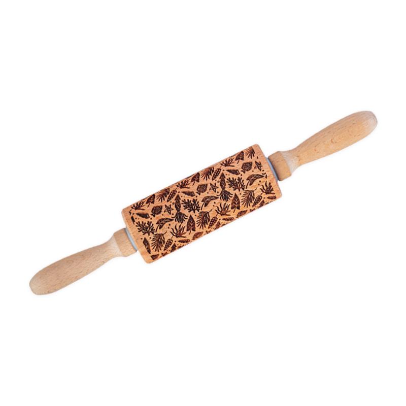 Creative Pattern Embossing Rolling Pins Are for Biscuit Doughers Decorative Printed Sticks Household DIY Baking Tools