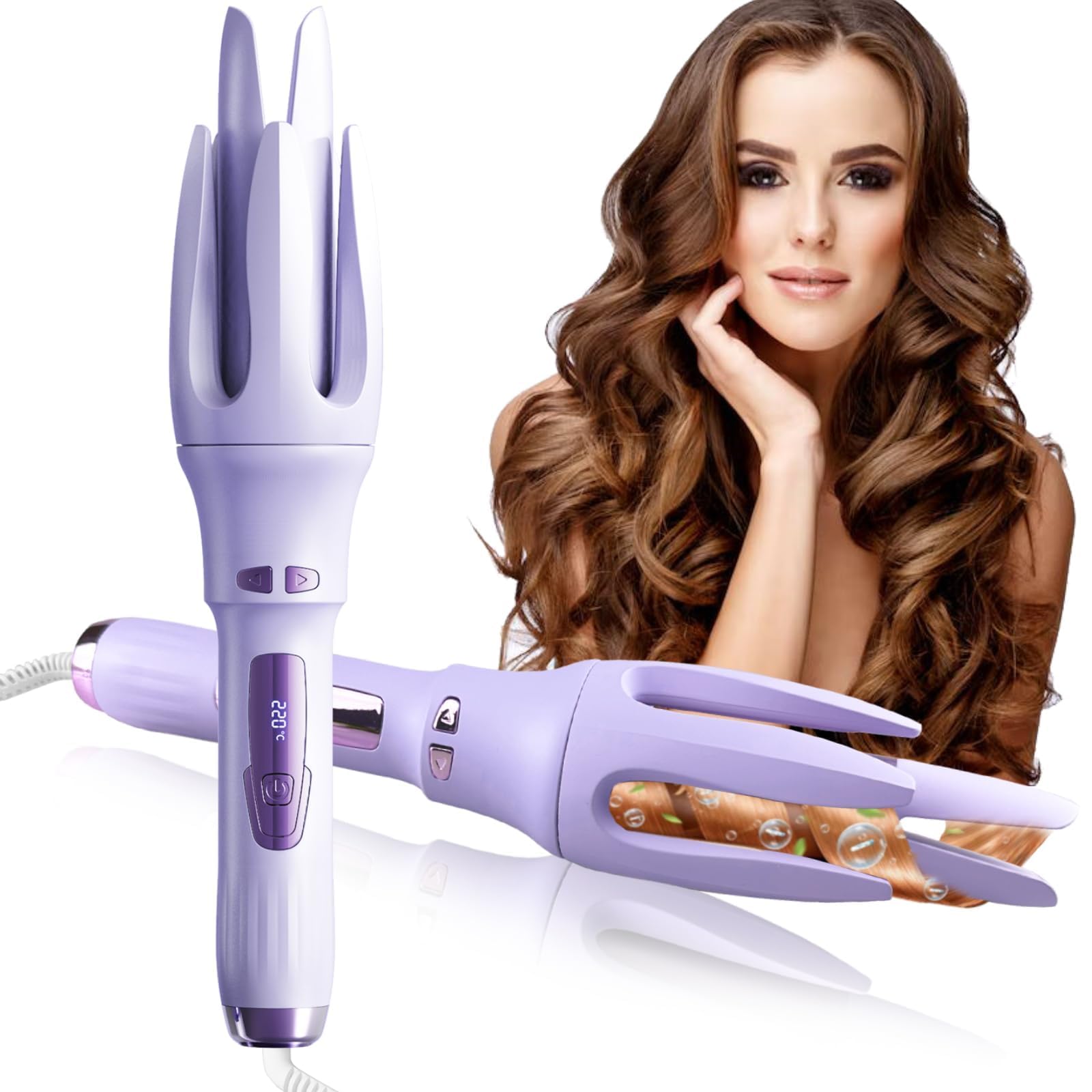Automatic Hair Curler, Curling Iron, 32mm, Automatic Curling Iron, Mod s Hair, Popular, Professional, Nano Ion Care, International Voltage Compatible,