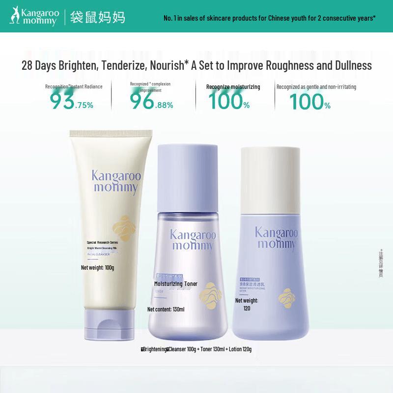 Kangaroo Mommy Youth Hydrating & Brightening Skincare Set