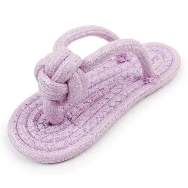 Dog Chewing Toy Cotton Slipper Rope Toy Suitable For Small Large Dogs Pet Teeth Training Molar Toys Interactive Dog Toy Dog Accessories