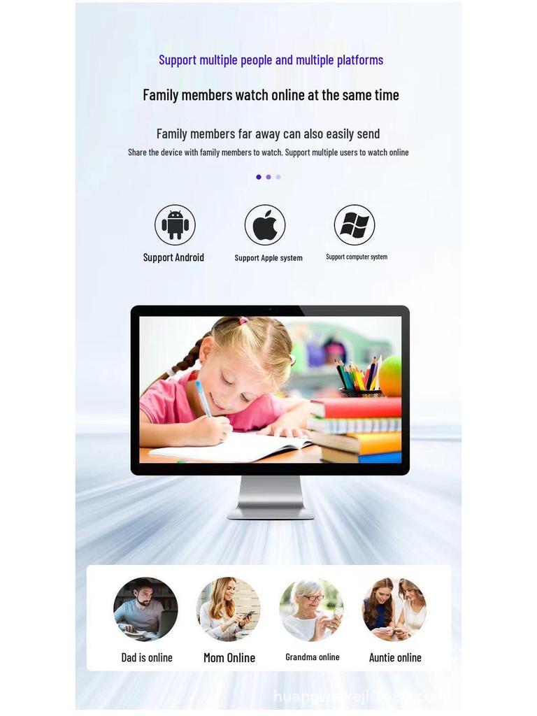 E27 Wireless Panoramic Bulb Camera - 360° Rotation & Full-Color Night Vision