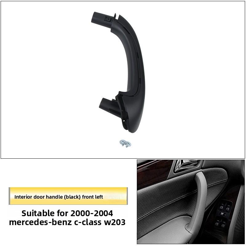 Car Inner Door Handle Trim Pull Grab Panel Handle 2038101551 2038101651 for For Mercedes Benz C-Class W203  2000-2007 Fit 4-Door Sedan Only
