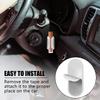 Bling Car Lip Balm Holder Insulating Crystal Rhinestone Auto Chapstick Holder Sparkling Vehicle Interior Decor Accessories