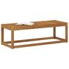Outdoor Stool Bench Natural 115 x 43 x 37 cm Solid Acacia Wood