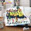 Anime deky Inazuma Eleven Deka Měkká kreslená deka Flanel Throw Deka Postel Pohovka Deka Deka Potah křesla Deka Home Decor