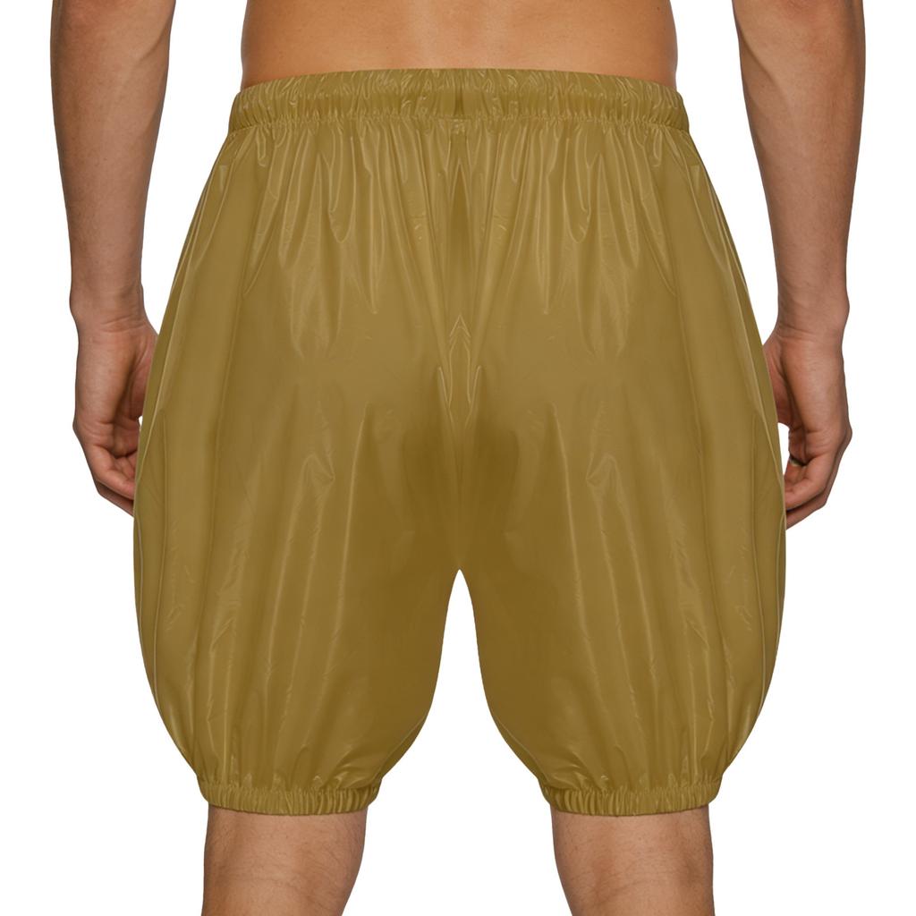 Unisex Adults Waterproof Reusable Diaper Cover Elastic Waistband Drawstring Leak Proof Washable Incontinence Shorts