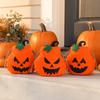 Reusable Halloween Bag Drawstring Pumpkin for Kids, Trick or Treat Candy Bag, Spooky Sack Non Woven Fabric Goodie Party Favors Favor