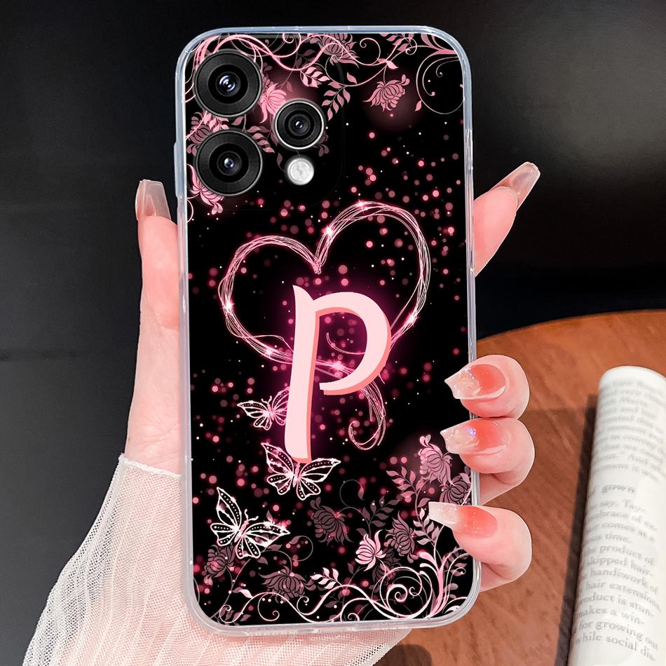 For Oppo Reno 15 Pro Mini 15F 15C 5G Phone Case Gorgeous Star Letters Shockproof Shell For Oppo Reno15 Soft Clear Silicone Funda