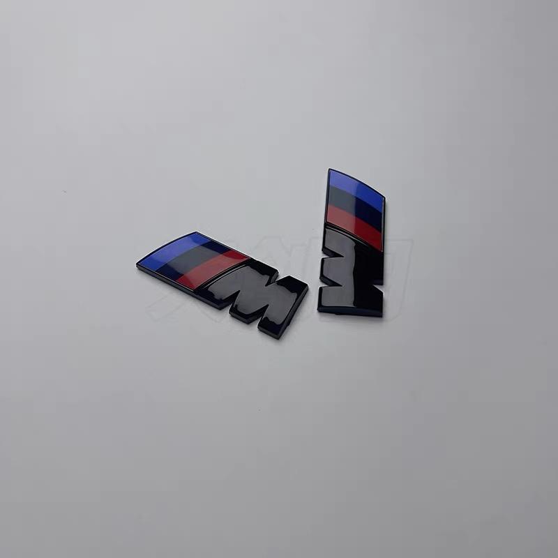 Hot For BMW M 3D Metal Car M Logo Body Side Badge Body Rear Trunk Decor Sticker For BMW M M1 M2 M3 M4 M5 M6 M7 M8 Car Trunk badge logo Sticker