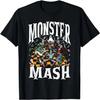 Monster Mash Retro Halloween Funny Monster Spooky Womens Men T-Shirt