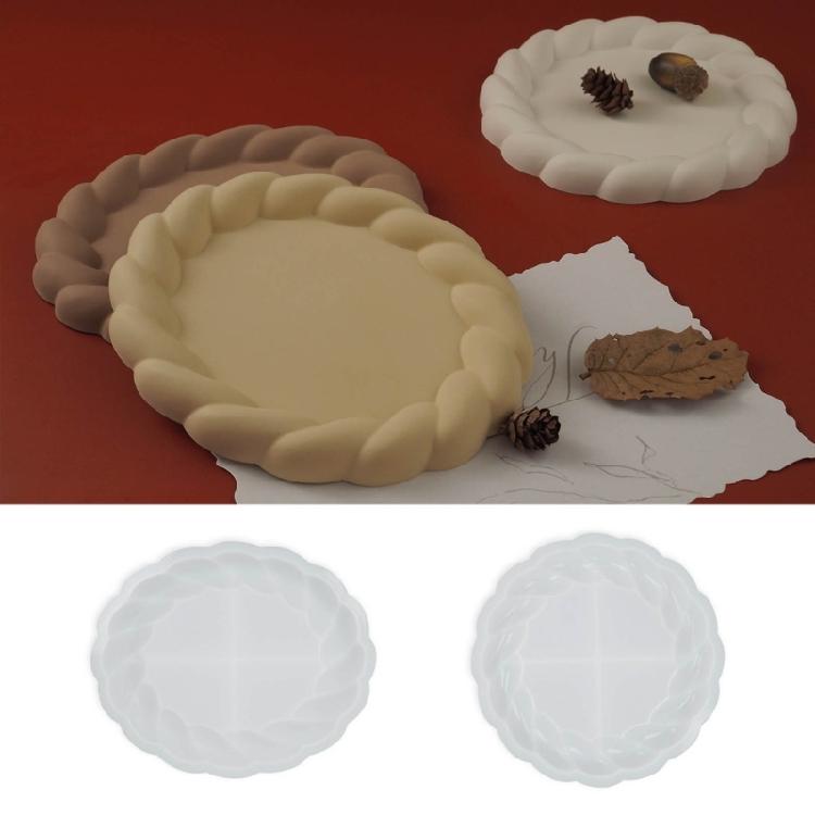 Epoxy Resin Moulds Coasters Tray Coaster Mould Epoxy Resin Mold Round/Oval
