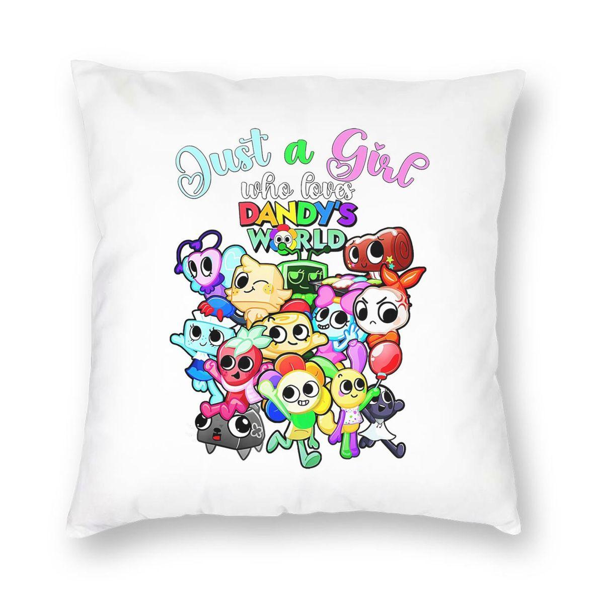 Игровой Dandys World Игровой Милый Мультяшный Квадратный Наволочка Чехол для Подушки Декор Подушки Уютная Подушка-Плед для Дома Спальни 12x12Inch