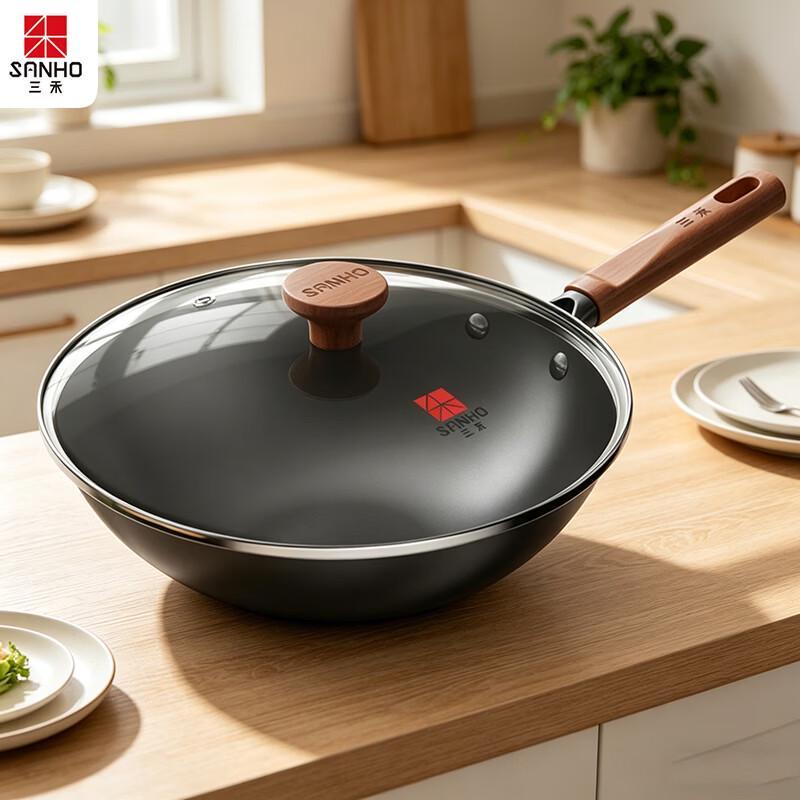 

Sanhe Non-Stick Stir-Fry Wok