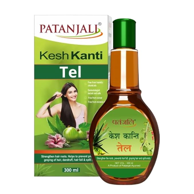 Patanjali Kesh Kanti Hair Oil, 300ml 300 ML