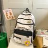 Schoolbag Large Capacity Student Schoolbag Casual Simple Backpack Fashion Versatile Student Schoolbag High Value Student Schoolbag