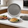 Stainless Steel Double Layer Tray Heat-Resistant Serving Platter for BBQ Steak Western Cuisine Dishwasher