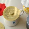 Creative Silicone Drink Cup Lids Round Mug Cover Reusable Anti Dust Drink Coffee Cup Covers
