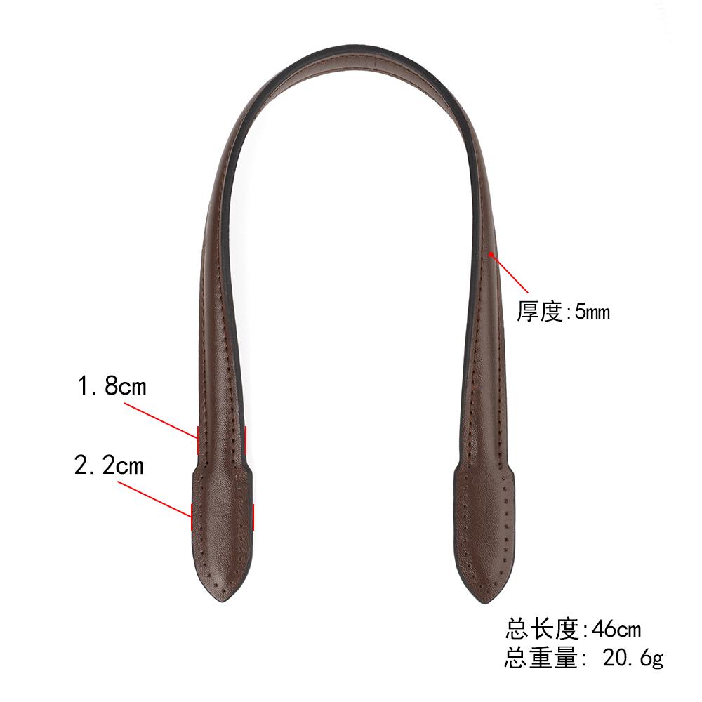 2 buc 46cm Curea Geantă Mânere din Piele Curea de Înlocuire Curele Geantă de Mână Detașabile Accesorii Geantă Tote de Umăr Modă DIY pentru Doamne
