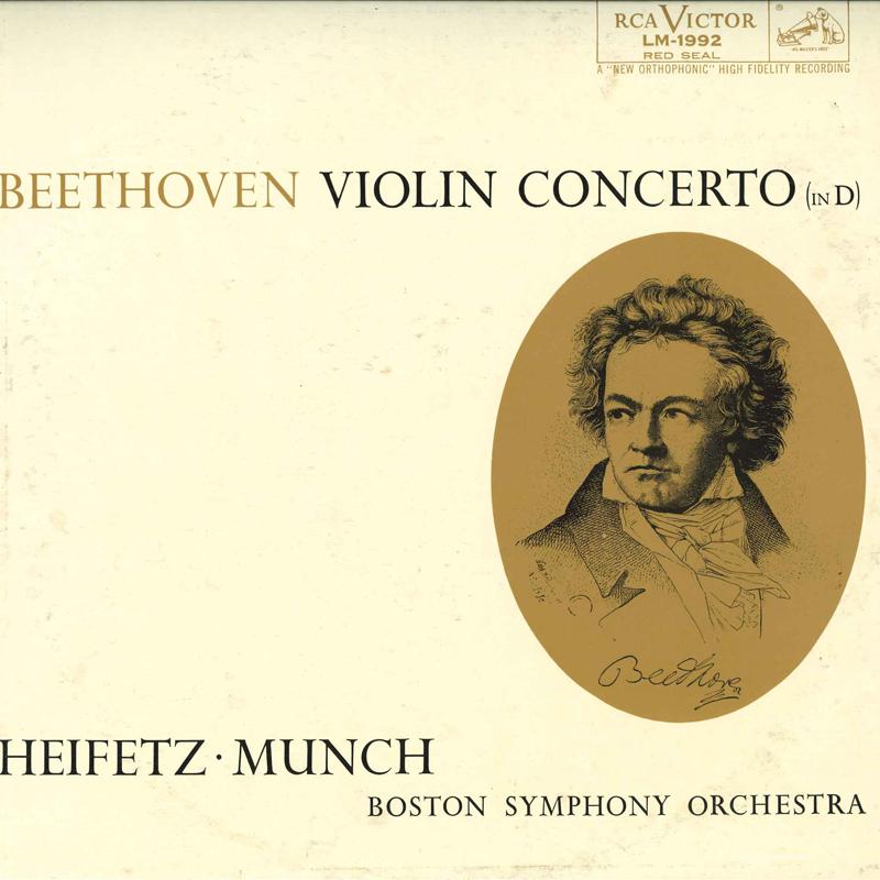 

LP Record MUNCH, BOSTON SYMPHONY ORCHESTRA - Beethoven Violin Concerto LM1992 RCA VICTOR 1959 US Classical Used