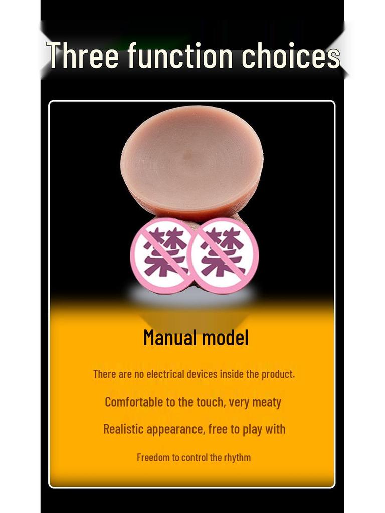 Extra Large Soft Silicone Realistic Dildo - Thick Meaty Fake Penis Adult Sex Toy