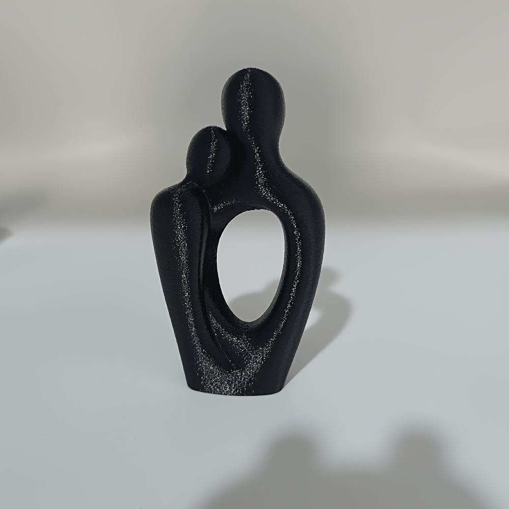 Couples Embrace Sculptural Ornaments, Love Themed Home Decor Suitable for Living Rooms, Desktops, and Holiday Decorations