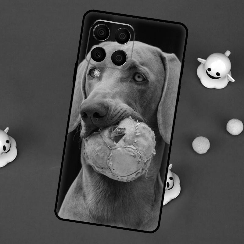 Weimaraner Dog Cover For Samsung Galaxy M54 M14 M34 M33 M13 M23 M53 M15 M55 M31 M51 M20 M30s M32 M52 Case