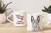 Dutch Shepherd Dog, Dutch Herder - cup with a dog, adorable cup with a heart-shaped handle, universal gift from the Art-Dog brand