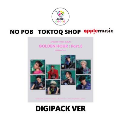 Wähle POB DIGIPACK Version ATEEZ 14. Mini-Album GOLDEN HOUR Teil 5