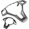 Steering Wheel Trim,Carbon Fiber Steering Wheel Trim Car Interior Decoration for AMG Type 0994640013 Fit for C E CLA Class carbon fiber interior