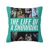 The Life Of A Showgirl TS Orange Square Pillow Cases Cushion Cover Awesome Decorative Pillowcover for Seat xcm