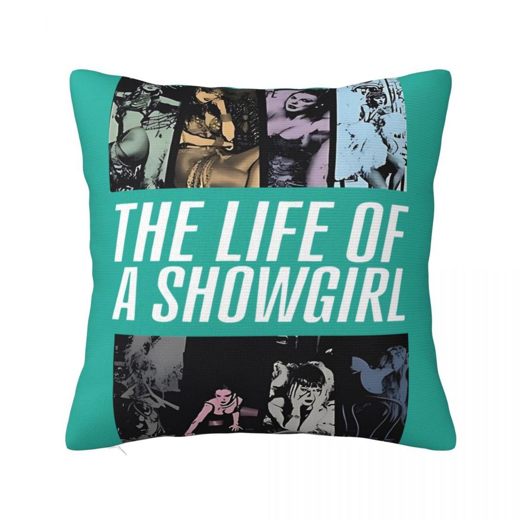 The Life Of A Showgirl TS Orange Square Pillow Cases Cushion Cover Awesome Decorative Pillowcover for Seat xcm