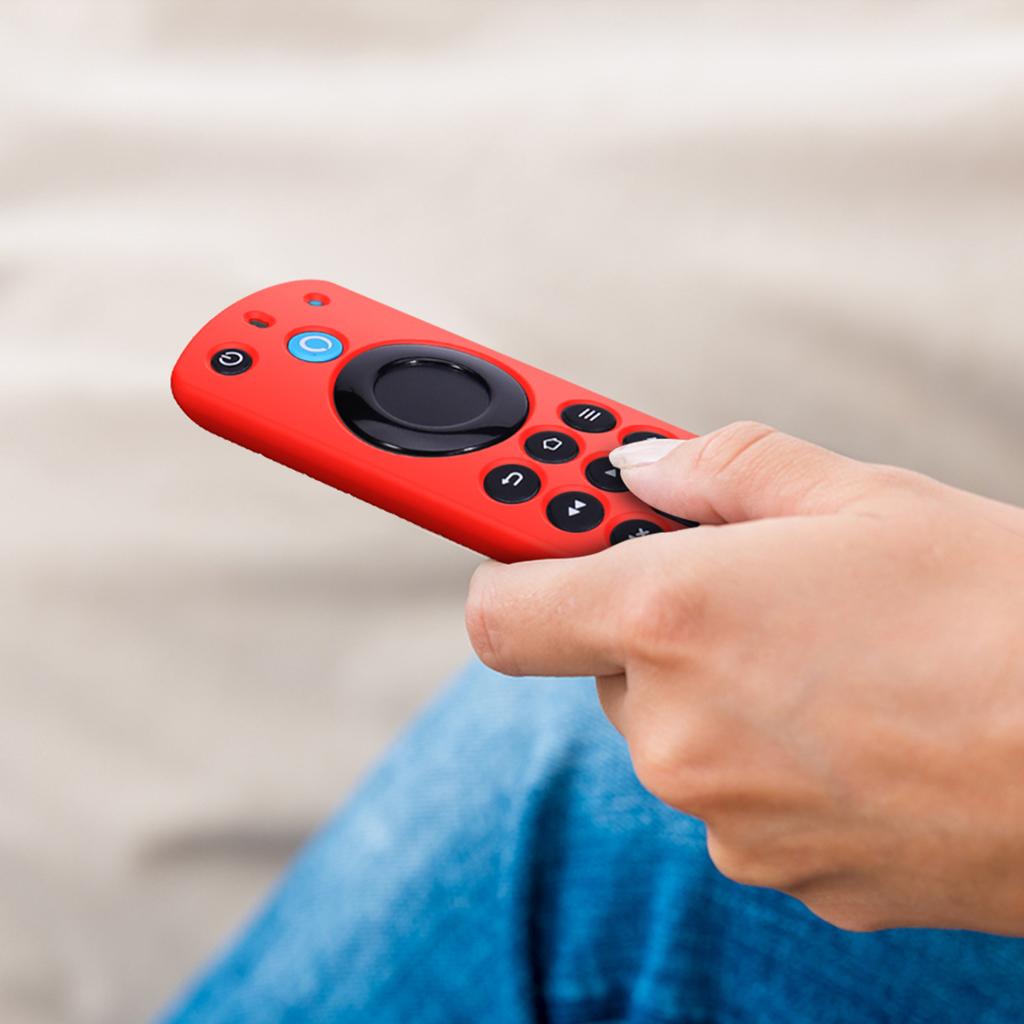 Scratch Resistant Silicone Case Precise Position Remote Protective Cover Compitable with Amazon Fire TV Stick (3rd Gen)