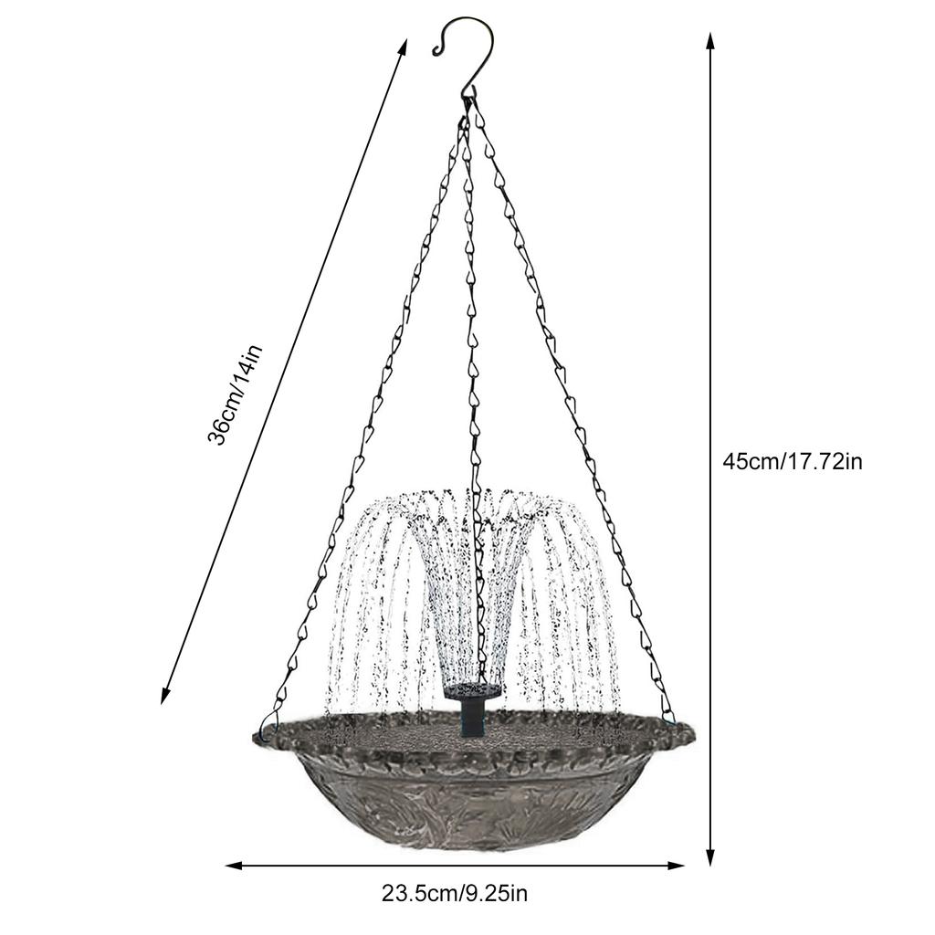 Hummingbird Water Fountain Hanging Hummingbird Feeders Cascade Hanging Feeding Station For Birds Lovers Balcony Gardens