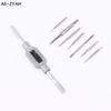 10pcs Mini M1 To M3.5 Machine Hand Tap Thread Wire Tapping Threading Taps For Machining Nuts Or Other Common Thread